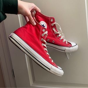 red high top converse